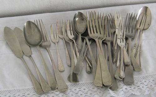 SILVER PLATED & NICKEL SILVER CUTLERY