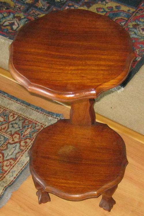 SIDE TABLE - BALL AND CLAW 2 TIER
