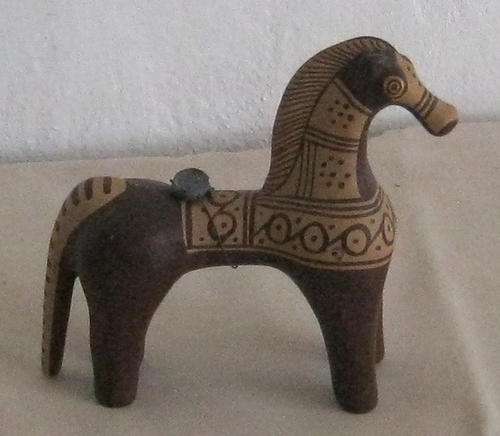 CERAMIC GREEK HORSE