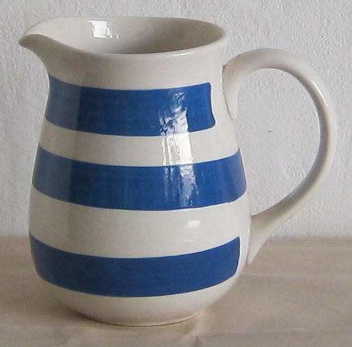 LARGE BLUE & WHITE JUG