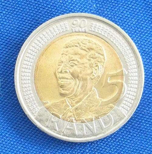 R5 MANDELA COIN - 2008 BIRTHDAY
