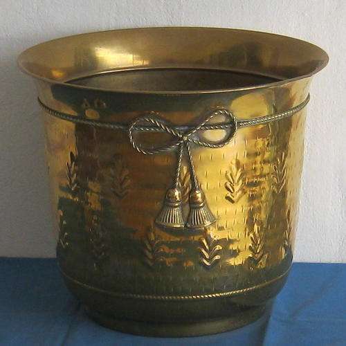 LARGE BRASS CONTAINER