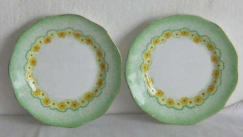 BELL CHINA - TWO SIDE PLATES