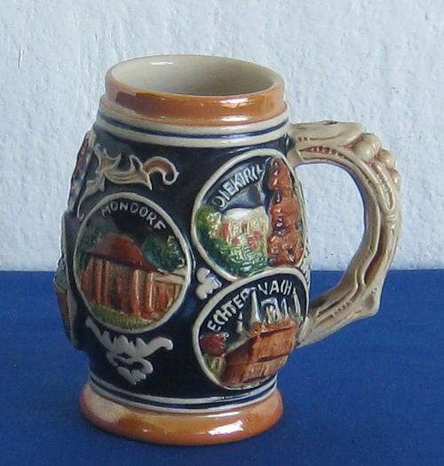 SMALL GERMAN STYLE BEER MUG..height 10cm