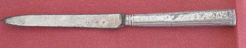 HALLMARKED SILVER LETTER OPENER / SMALL KNIFE