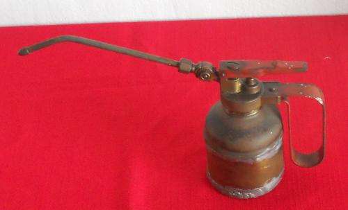 VINTAGE BRASS OIL CAN