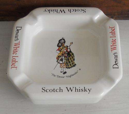 DEWAR'S SCOTCH WHISKY ASHTRAY - Made in South Africa