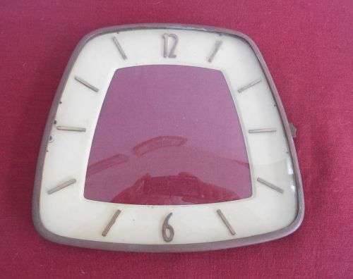 CLOCK FACE & GLASS DOOR - ART DECO MANTEL CLOCK