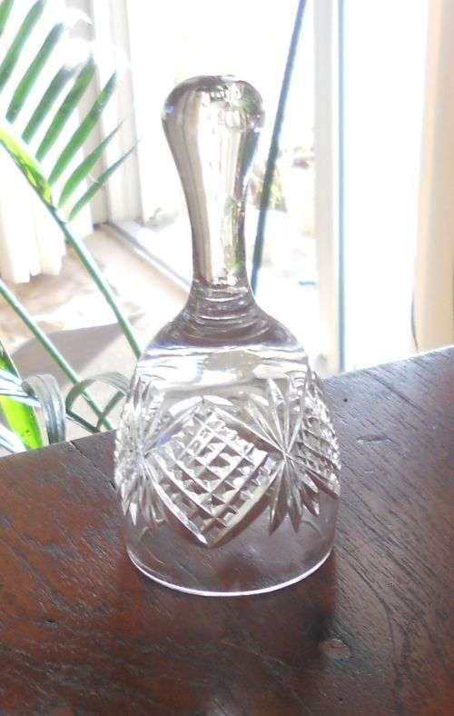 CUT CRYSTAL BELL - Tyrone Irish Crystal