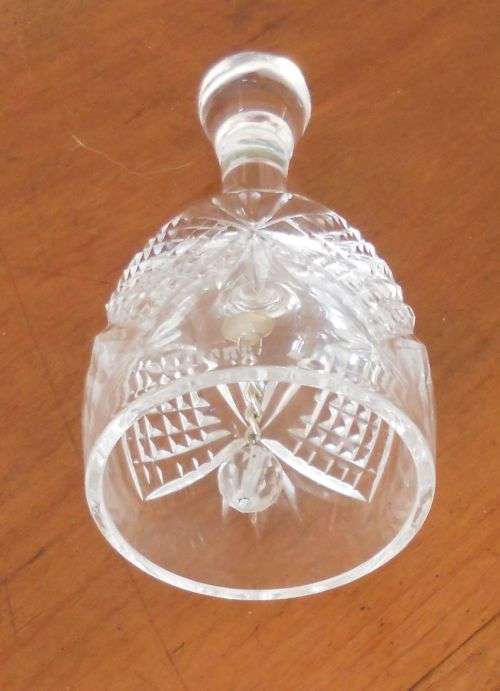 CUT CRYSTAL BELL - Tyrone Irish Crystal