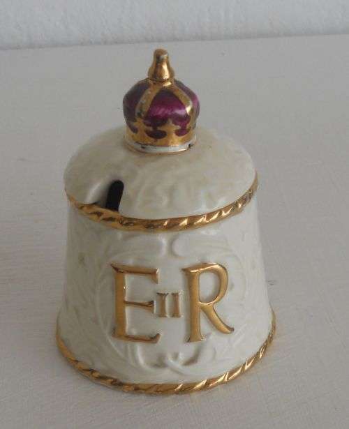 WEDGWOOD JAM JAR 1953 - Coronation of Queen Elizabeth II
