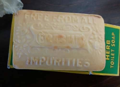 Antique ? Erasmus Herb Toilet Soap. Boxed and in good condition