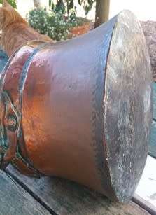 HEAVY, OLD & BEAUTIFUL COPPER BUCKET