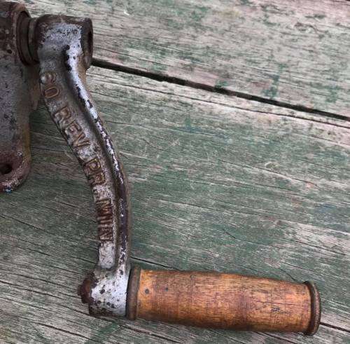 VINTAGE METAL BUTTER CHURN made in Sweden