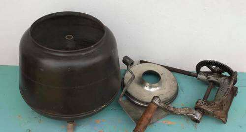 VINTAGE METAL BUTTER CHURN made in Sweden
