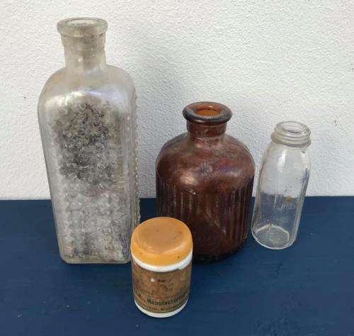 VINTAGE MEDICINE BOTTLES