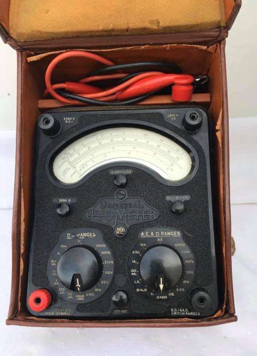 VINTAGE BAKELITE AVOMETER - WORKING
