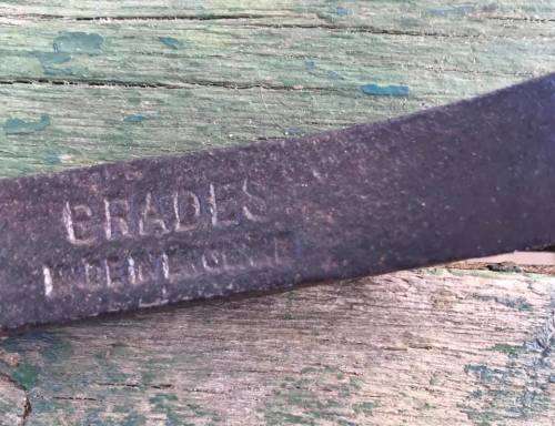 RARE ANTIQUE HAY BALE CUTTER