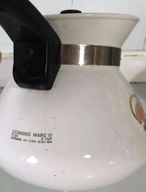 CORNING WARE TEAPOT - Rare Wildflower design