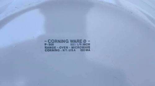 CORNING WARE PIE DISH