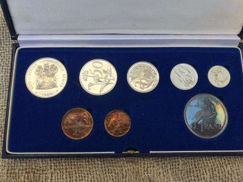 1989- SAM BOXED PROOF SET 2 SILVER R1 COINS