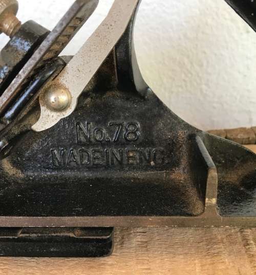 VINTAGE WOOD PLANE - STANLEY 78 REBATE PLANE
