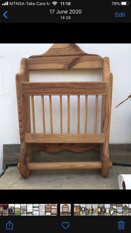 WOODEN BOOK RACK