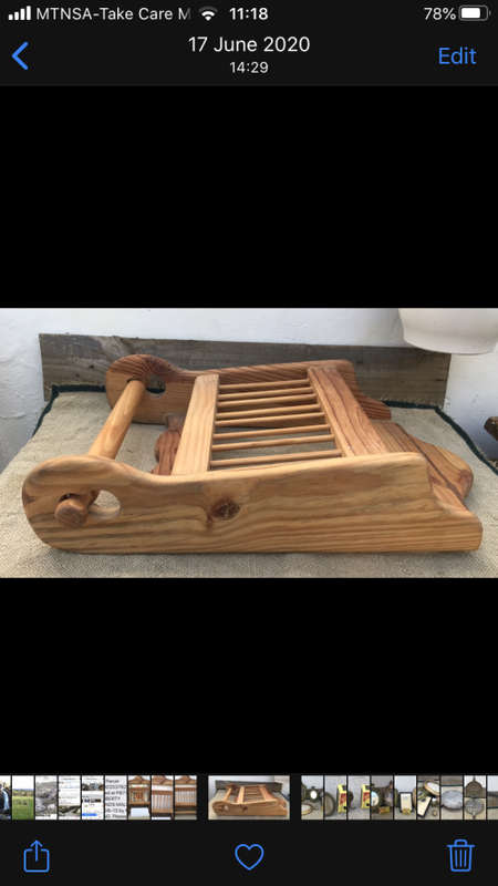 WOODEN BOOK RACK