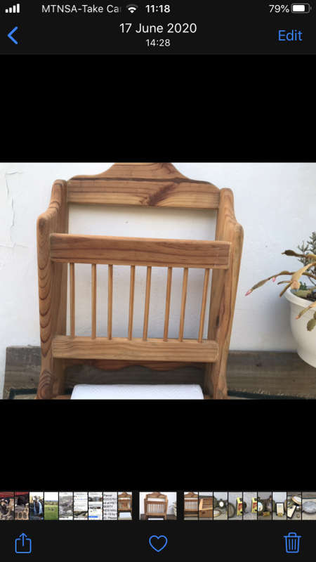 WOODEN BOOK RACK