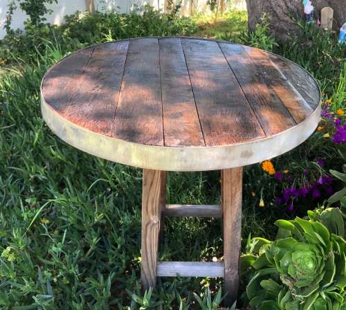 WINE BARREL `TABLE TOP`