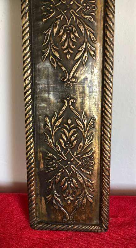 WOODEN COPPER CROSS