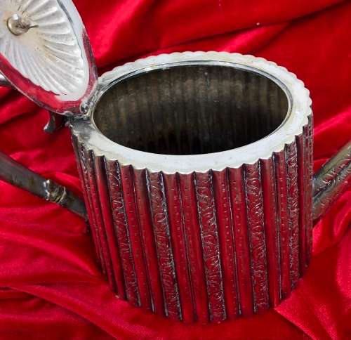 ANTIQUE SILVER PLATED TEASET