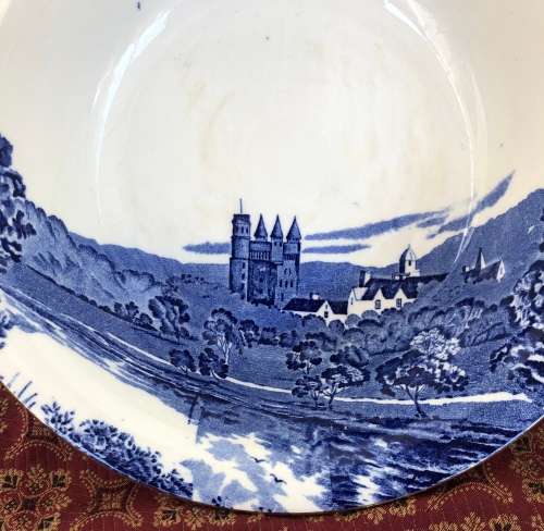 BURLEIGH WARE SERVING DISH Britain Beautiful Balmoral Castle