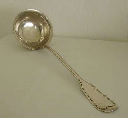 LARGE EPNS SOUP LADLE