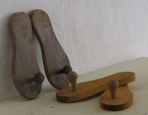 WOODEN SHOE MOULDS!!...HOOKS