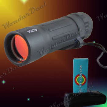 Ultra Mini Compact 10 x 25mm Monocular Telescope ideal for Camping Hunting Hiking Sports
