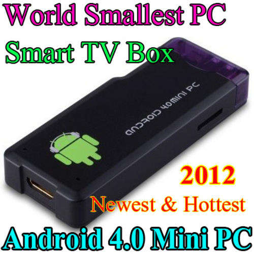 Smallest Mini PC in the World - Google Android 4.0 TV Box 1080P HD Media Player 1.5G Processor 512MB
