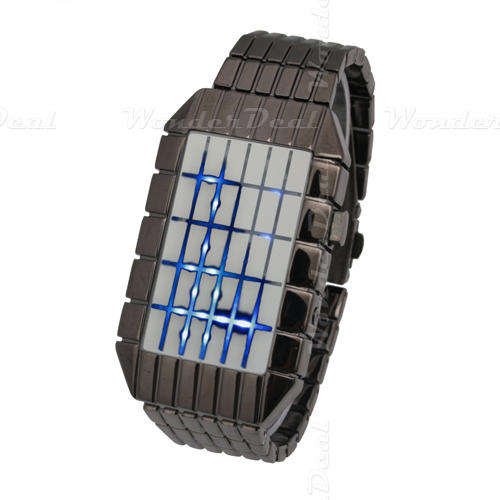 led binary watch fashion new smart watch sport cool watch army touch screen