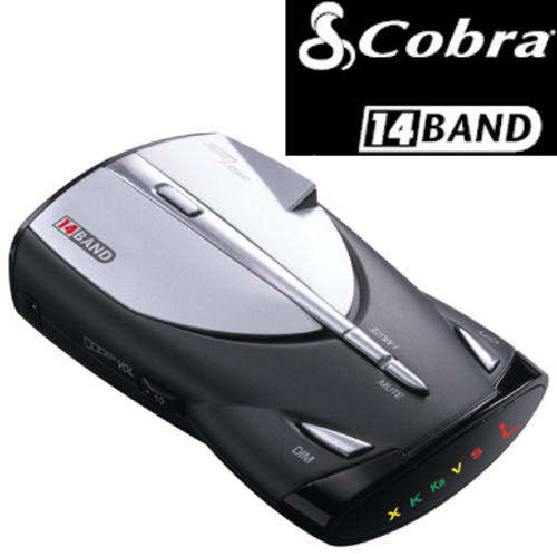 Cobra XRS 9345 - 14 Band High Performance Digital Radar/Laser Detector with UltraBright Data Display