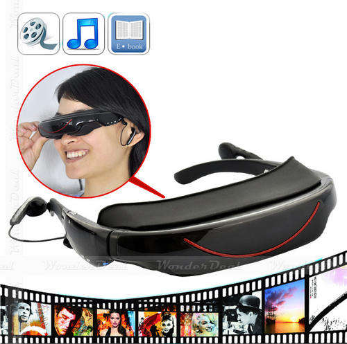 72 inch Virtual Screen 4 GB Portable Mobile Theatre Cinema Video Glasses with AV-in function