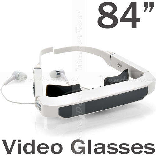 84 inch Home Theatre Cinema  Video Glasses Virtual Screen Portable Mobile Media Player with IPD