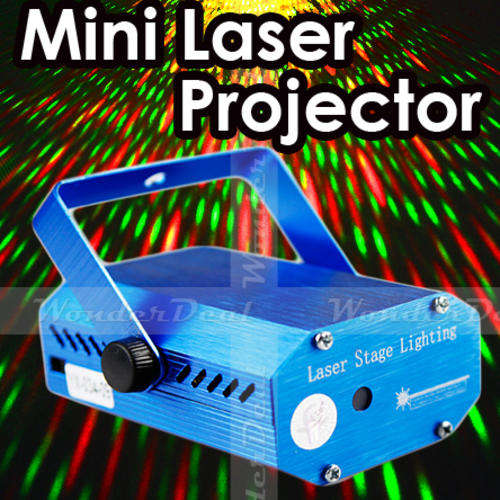 Mini Laser Effects Stage Projector Light with Sound Activation Stroboflash Controller Idea for Party