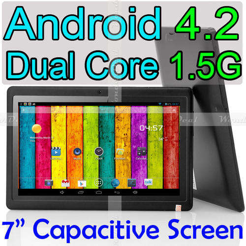 2014 New Google Android 4.2 MeePad II 7" Capacitive Screen Tablet Dual Core 1.5G A23 CPU