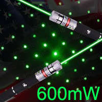 New 2in1 600mW 532nm Green Beam Laser Pointer Star Pen