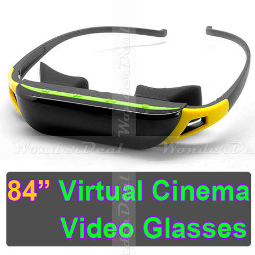New 84 inch iVision Virtual Cinema Video Glasses Mobile Theatre Portable Mp5 Media Player
