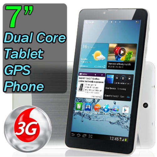 Newest iTab 3G 7 Inch Android 4.2 Tablet Phone 1.2G Dual Core Smartphone GPS IPS Screen Cellphone