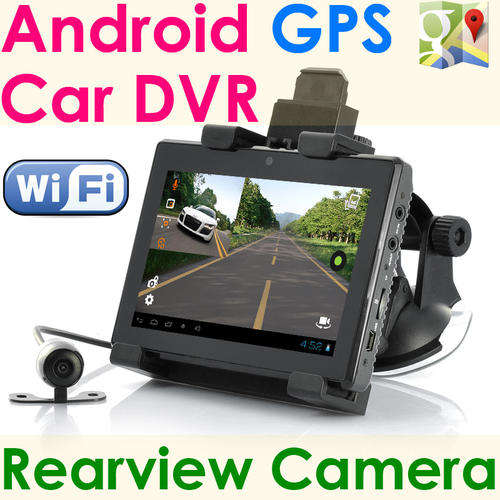 New 5 inch Capacitive Screen Car Blackbox Android Tablet 1080P DV DVR with GPS Wifi Rearview Camer