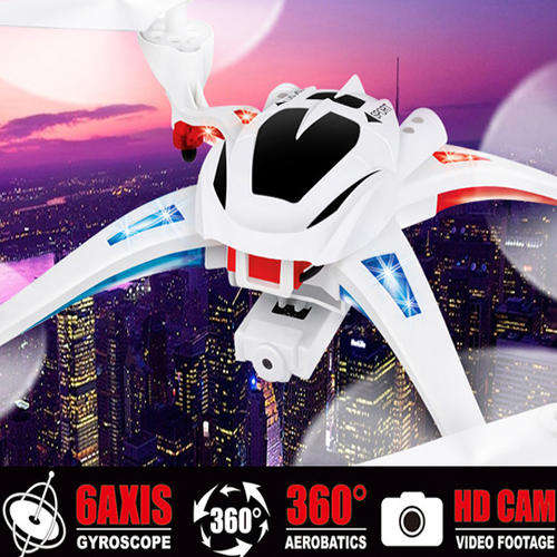 Drone U807 2MP Camera Magnetic Compass Headless 2.4GHz RC Quadcopter 6 Axis Gyro 360 Degre Stumbling