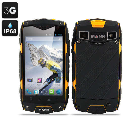 MANN ZUG 3 Smartphone - Android 4.3 OS, 4 Inch Display, IP68 Waterproof, Shockproof, Dust Proof