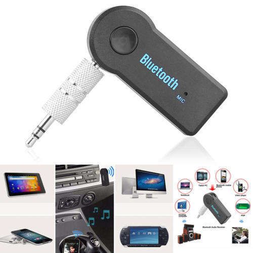 Wireless Bluetooth 3.0 Car / Home Audio Stereo System Music Receiver with Hands-Free Function Mic